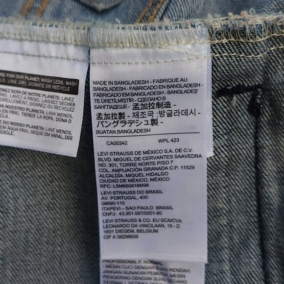 Levi's Miller High Life Retro Denim Jacket Size Small HTF BNWT BACK PATCH - Picture 9 of 9